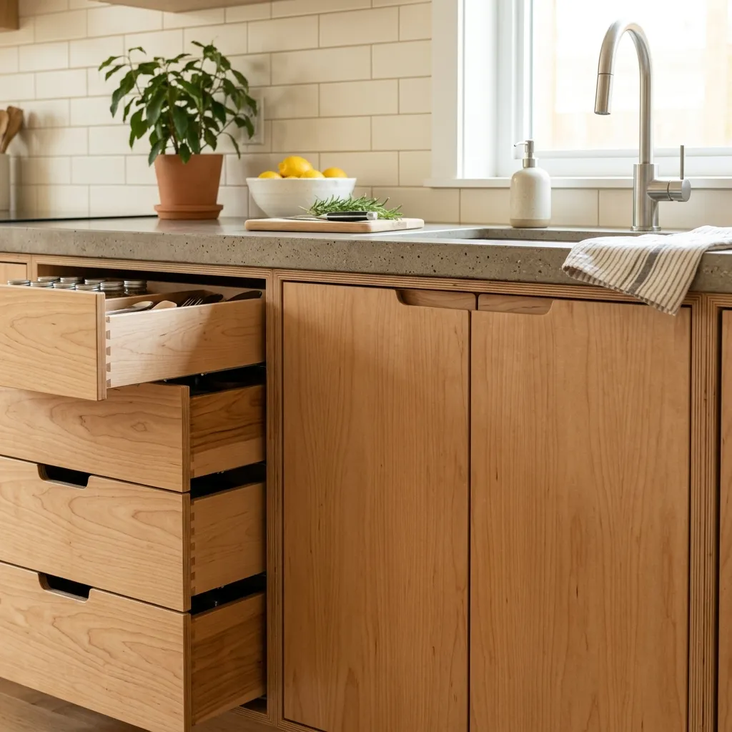 Modular kitchen design with smart storage in Delhi NCR